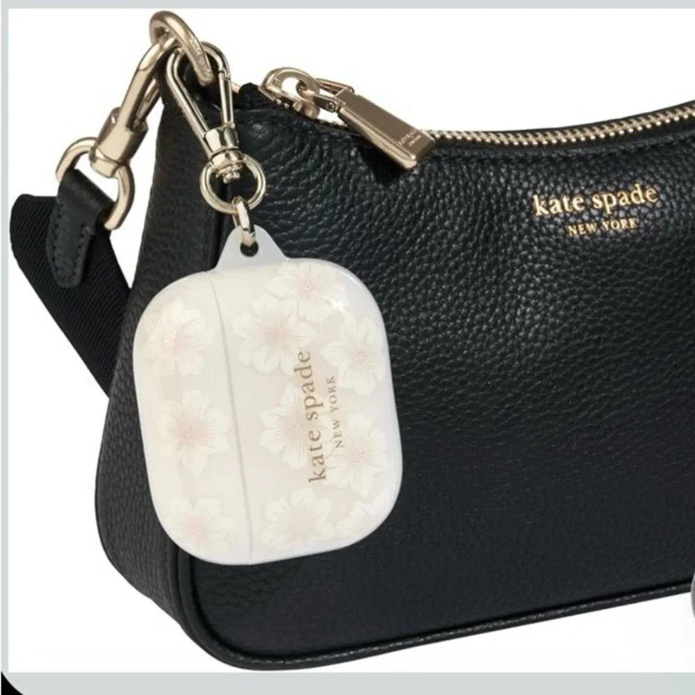 kate spade black and white AirPods 3rd Gen case graphic